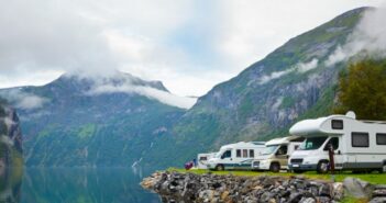 Familienausflug mit dem Reisemobil