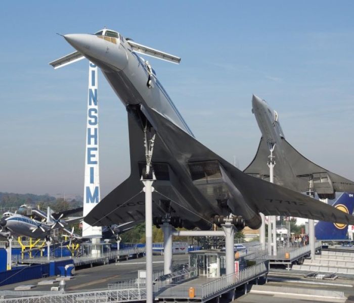Das weithin sichtbare Wahrzeichen des Technik Museum Sinsheim (Foto: TMSNHSP)